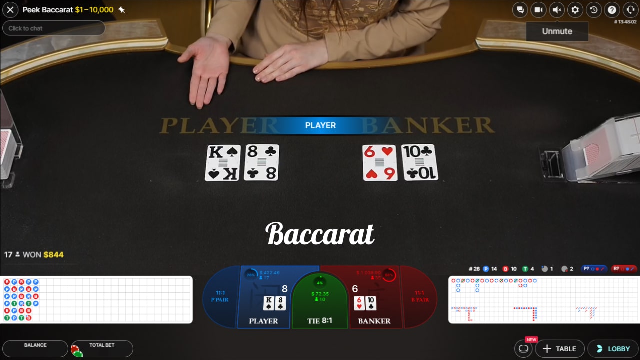 Jet10 baccarat