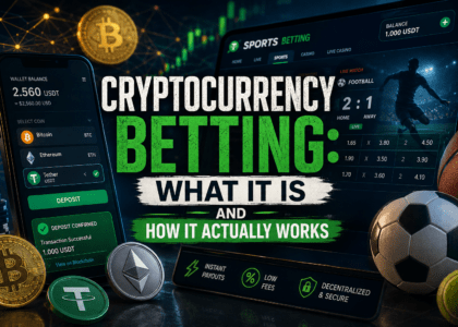 Cryptocurrency betting explained with Bitcoin and online gambling platform